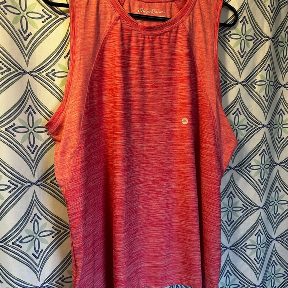 NWT EDDIE BAUER Women's Coral Sleeveless Athletic Top w/Racer Back Lightweight - Picture 7 of 12